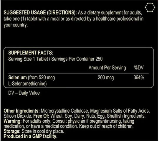 Fuel Up Selenium (yeast Free) 250 ταμπλέτες