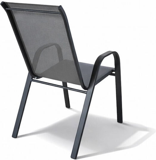 Garten- und Outdoor-Möbelsets Paros 5 Stück Grau