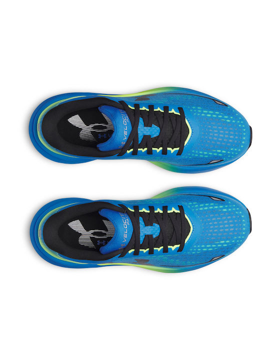 Velociti Sport Shoes Running Blue Atlantis / High Vis Yellow / Black
