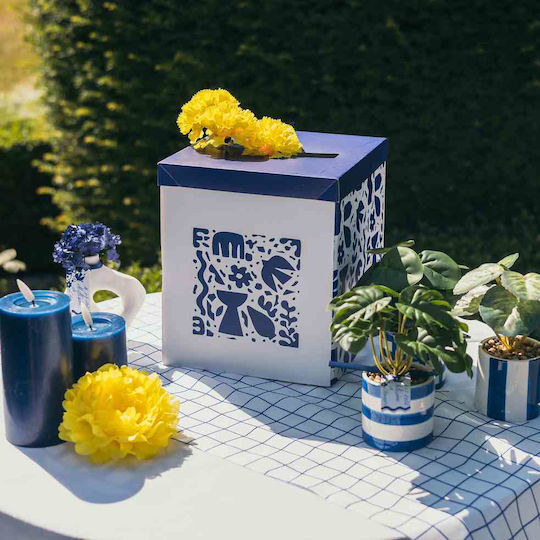 Τεχνητό Φυτό σε Γλαστράκι Μπλε 17cm Beauty Home
