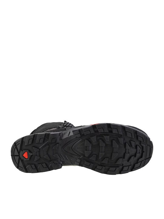 Salomon Quest 4 GTX Men's Hiking Boots Waterproof With Gore-Tex Membrane Magnet / Black / Quarry