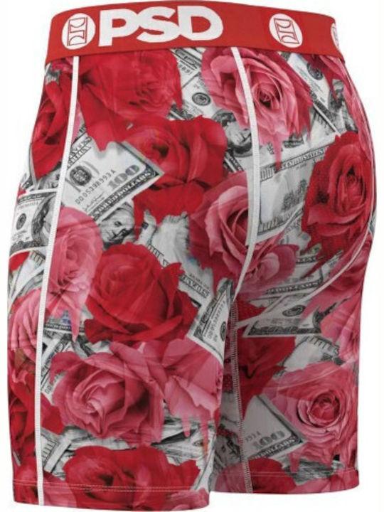 Men's Boxer Red with Patterns