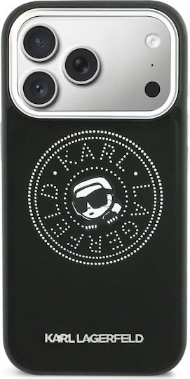 Handyhülle Karl Lagerfeld Point + & Karl Sketch Magsafe iPhone 17 Pro Max Schwarz