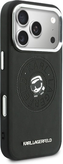 Handyhülle Karl Lagerfeld Point + & Karl Sketch Magsafe iPhone 17 Pro Max Schwarz