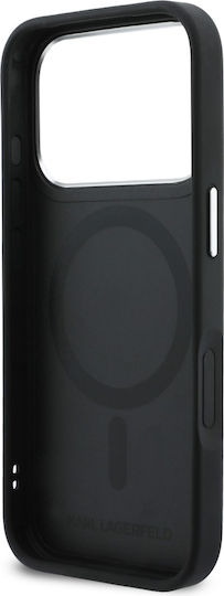 Magsafe Handyhülle Karl Lagerfeld Logo Karl + & Choupette Iphone 17 Pro Schwarze