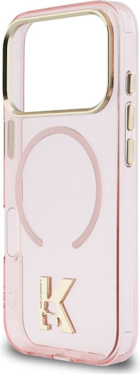 Karl Lagerfeld Iml K Head Logo Magsafe iPhone 17 Pro Rosa Handyhülle