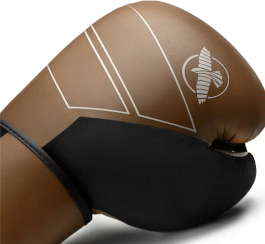 Hayabusa Γάντια Πυγμαχίας Δερμάτινα για Αγώνα Καφέ
