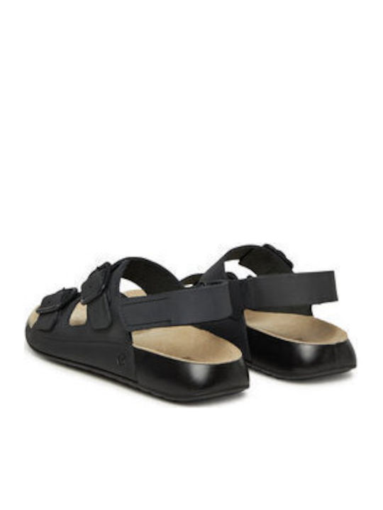 Flache Sandalen für Damen in Schwarz Farbe