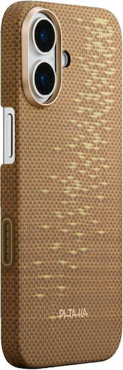 Pitaka Ultra-slim Back Cover Aramid Fiber 0.1mm Χρυσό (iPhone 17)