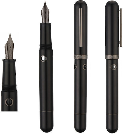 Nahvalur Nautilus Cephalopod Black Fountain Pen 28282815 Nibs Fine