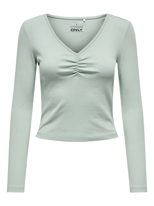 Only Bluse Jadeite Mint Green