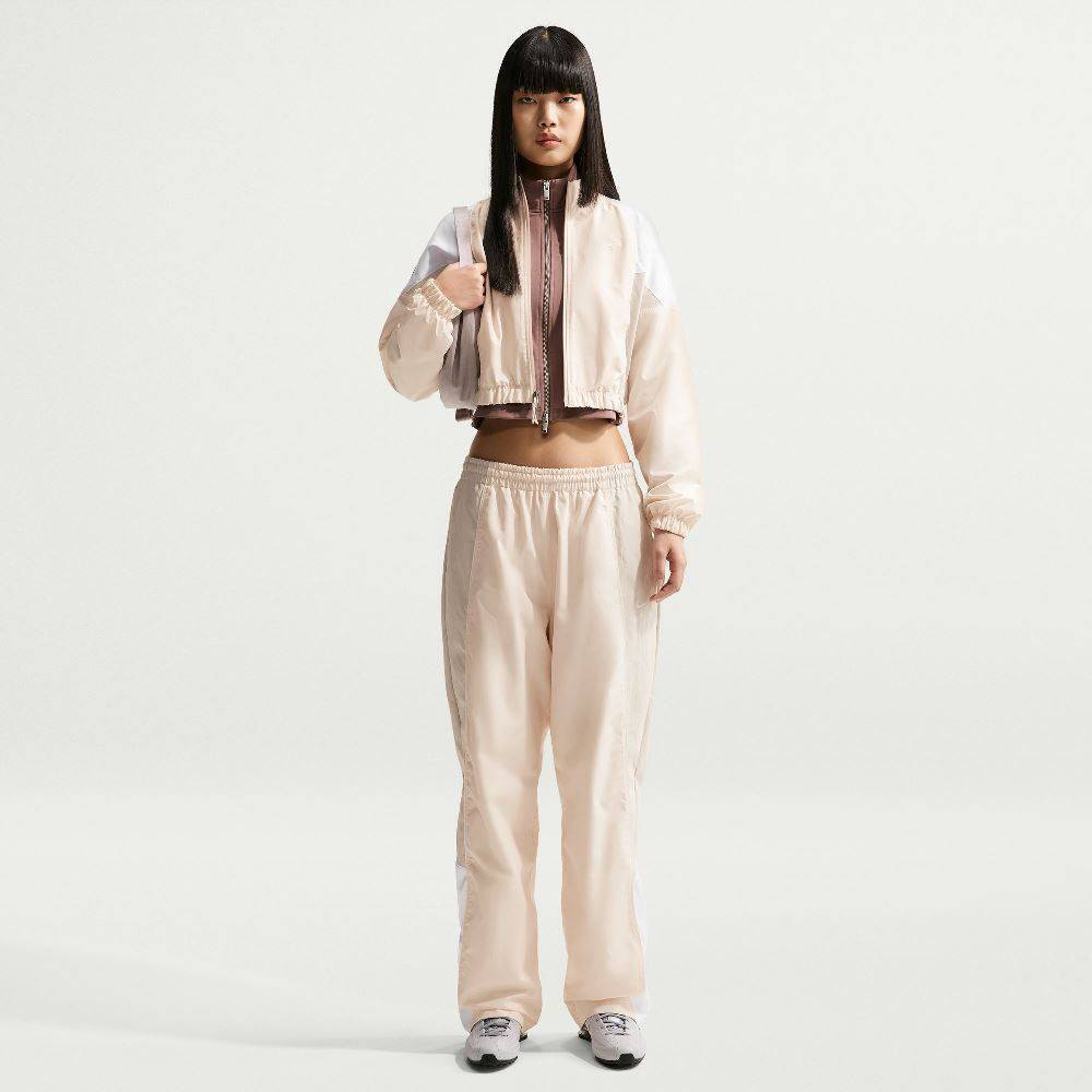 Nike Nsw Shrunken Track Cardigan Scurt Sport Pentru Femei Alb