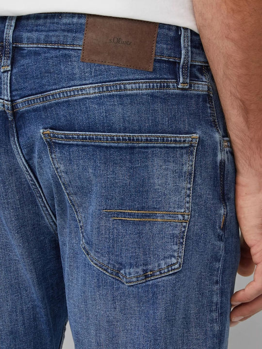 Benito Ανδρικό Παντελόνι Τζιν με Regular Straight Εφαρμογή Dark Blue