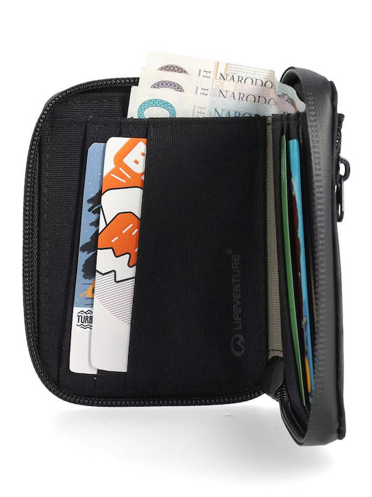Bi-fold Ανδρικό Πορτοφόλι με RFID Μαύρο
