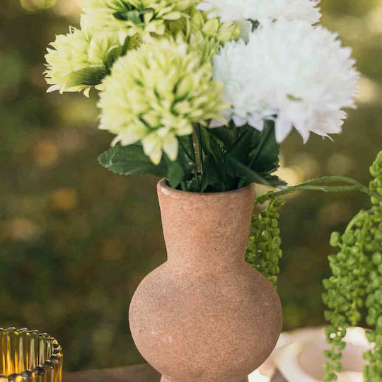 Beauty Home Ceramic Vase Thalya Orange Y18cm