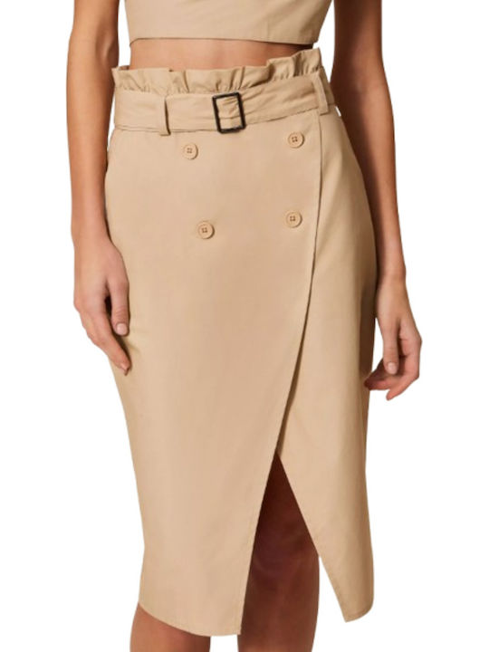 Midi Skirt Beige