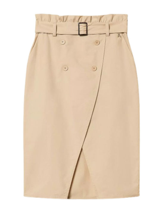 Midi Skirt Beige
