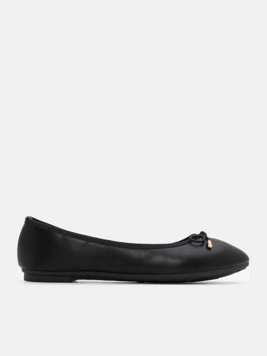 Damen Ballerinas Spitz zulaufend in Schwarz Farbe