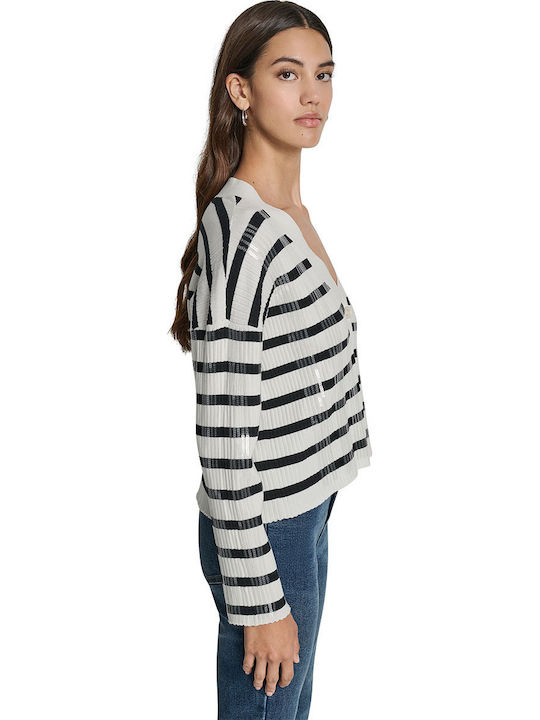 Women's Cardigan Black/ivory