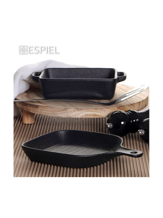 Espiel Saganaki Vas de Gătit Rezistent la Căldură 6buc