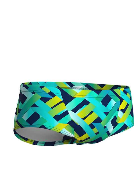 Men's Swimwear Shorts Black Multi, Green