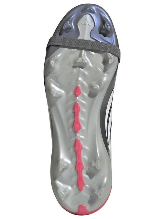 Predator Elite Kids Molded Soccer Shoes Silver