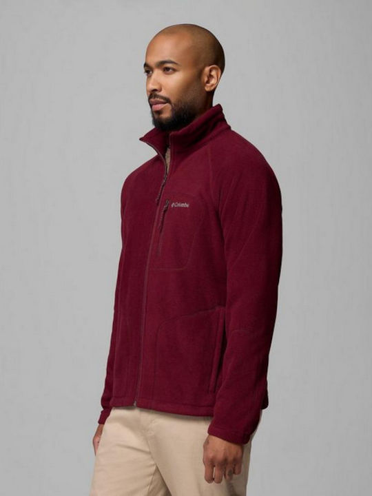 Fast Trek Ii Full Ανδρική Ζακέτα Fleece Rich Wine