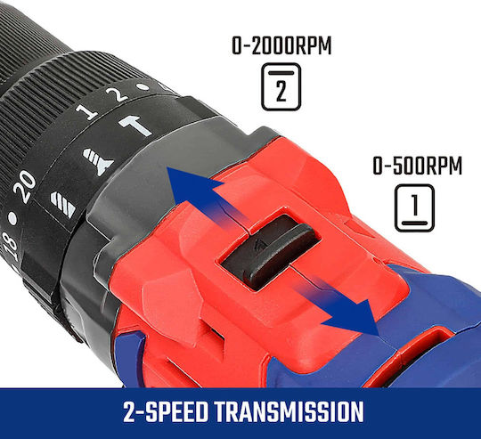 WorkPro WP390017 Κρουστικό Δραπανοκατσάβιδο Μπαταρίας Solo Brushless 20V