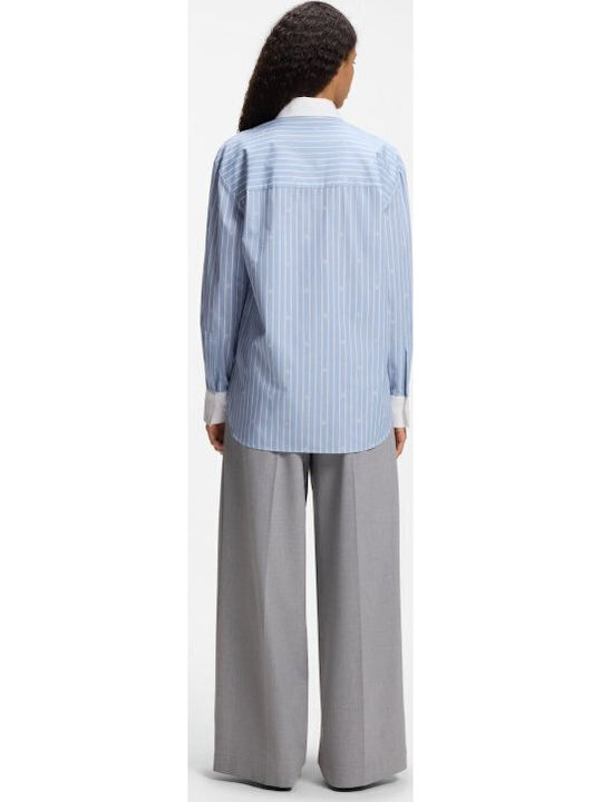 Women's Long Sleeve Shirt Blue