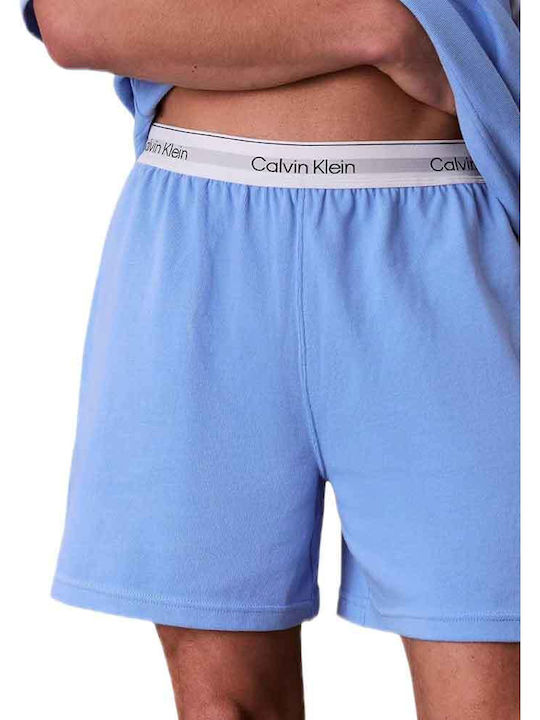 Calvin Klein Καλοκαιρινή Ανδρική Πιτζάμα Γαλάζιο
