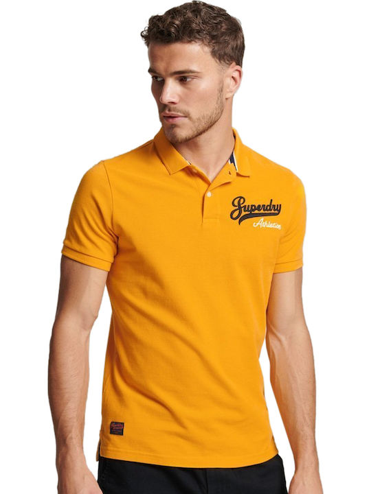 Superstate Polo Tricou Cu Mânecă Scurtă Galben