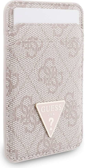 Guess Trianguläres Rosa Portemonnaie + Handgelenksschlaufe