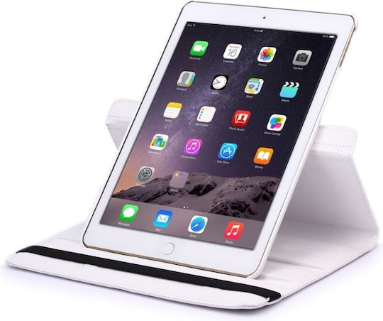 360 Flip Cover Δερμάτινη Λευκή (iPad Air 2)