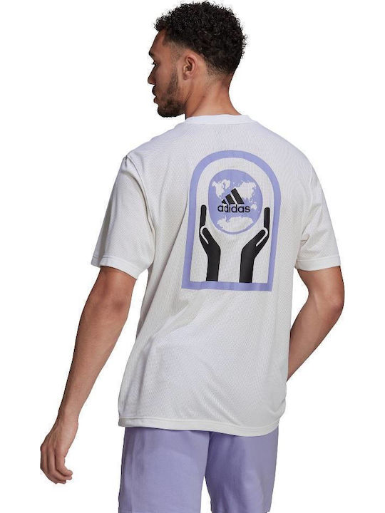 adidas Graph Aeroready T-shirt Λευκό