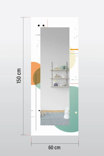 SteweHome Καθρέπτης με Ξύλινο Πλαίσιο 150x60cm