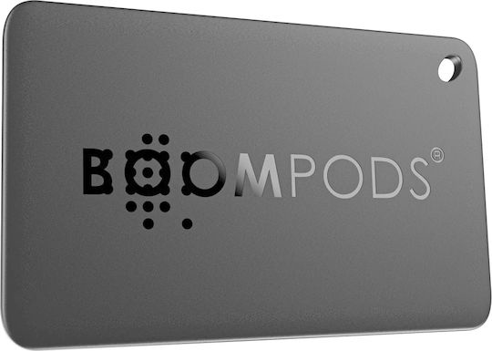 Boompods Boomcard Съвместим С Google Find Hub Сив С Откриване На Смартфон Презареждаща Се Батерия