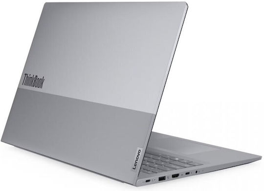 Lenovo ThinkBook 16 G9 IRL 16" IPS FHD+ (5-210H/16GB/512GB SSD/W11 Pro) Арктическо сиво (UK Клавиатура)