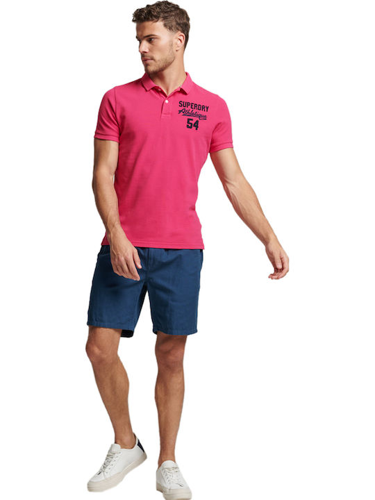 Superstate Polo Athletic T-Shirt Raspberry Pink