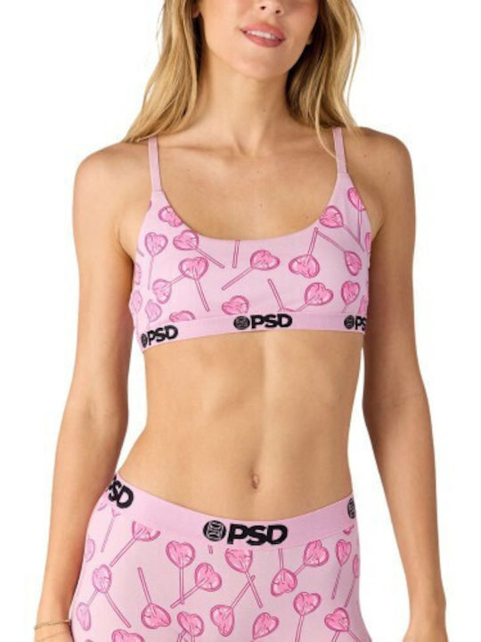 Γυναικείο Μπουστάκι Ροζ με Επένδυση 3Pack