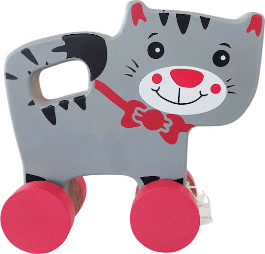 Klemys Collection Дърпаща играчка от дърво за 24++ месеца