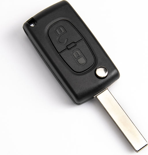 Telecomandă Cheie Auto Electronică Peugeot 307 207 206 Partner Expert Hu83 433mhz