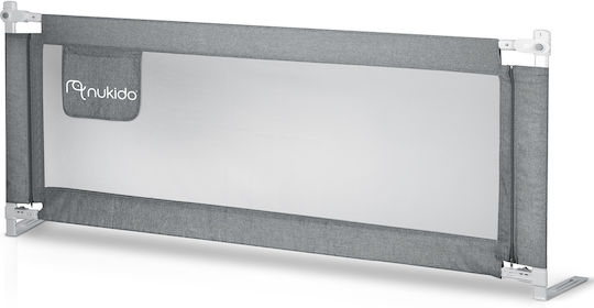 Nukido Bară De Protecție Pliabilă Pentru Pat Din Metal Gri 70 Cm
