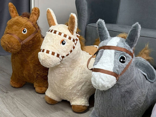 Jokomisiada Hop Hop Horse Brown 52cm.