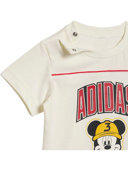 Kinder-T-Shirt Weiß X Disney Mickey Mouse