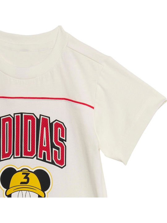 Kinder-T-Shirt Weiß X Disney Mickey Mouse