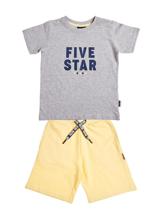 Kinder-Set mit Shorts Sommer 3Stück Mehrfarbig