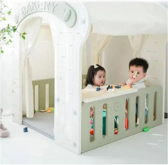 Căsuță De Joacă Pentru Copii The Happy Bakery Cu Bucătărie Roz 98x92x115cm