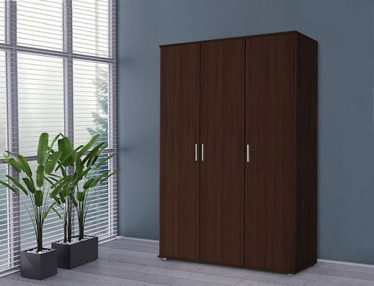 Triple Door Wardrobe Wilson 3d Leuko 90x45x180cm