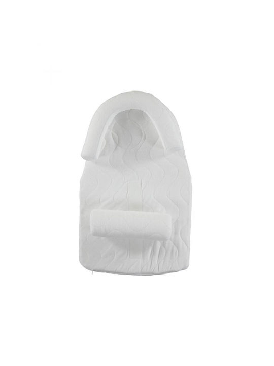 Baby Jem Βρεφικό Μαξιλάρι Παλινδρόμησης White 44x65εκ.