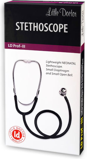 Little Doctor Stetoscop cu două capete Negru